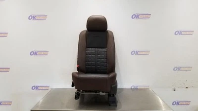 18 NISSAN TITAN XD PLATINUM RESERVE SEAT FRONT DRIVER BROWN BLACK LEATHER  - Image 1 of 4