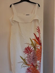 Soon, Cream Floral Dress. Plus Size 18. D125 - Picture 1 of 5
