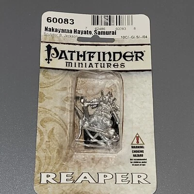 Pathfinder Miniatures Reaper 60083 Nakayama Hayato Dungeon's & Dragons - Image 1 of 2