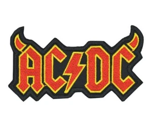 ACDC AC/DC Patch | Australian Rock & Roll Hard Blues Rock Heavy Metal Band Logo - Picture 1 of 2