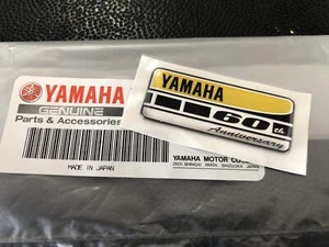 OEM YAMAHA 60TH ANNIVERSARY DOMED DECAL TAG EMBLEM STICKER TRIM 2016 - Picture 1 of 1