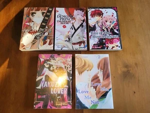 Manga Bundle Anonymous Noise Demon Prince Kiss Rose Princess Yakuza Lover Shojo - Picture 1 of 4