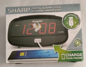 NEU IN BOX SHARP MODELL No.SPC186 WECKER mit USB-ANSCHLUSS  - Bild 1 von 2
