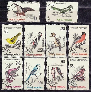 Rumanía 1993-96 sellos francos: aves Birds oiseaux птицы pájaros uccelli C1948 - Imagen 1 de 1