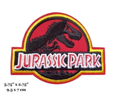 UB Jurassic Park Movie Logo Embroidered Iron On Patch