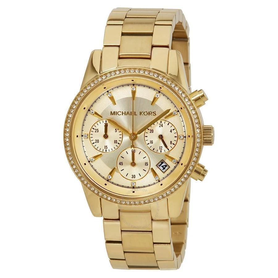 Michael Kors Ritz Women's Gold Watch - MK6356