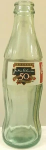 Botella de Coca Cola Dodgers Jackie Robinson 50 aniversario 8 oz VACÍA - Imagen 1 de 6