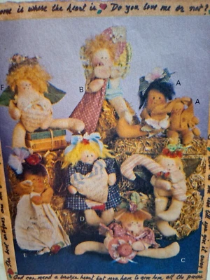 Plush Stuffed Doll Bunny Butterick 3054 Craft Sewing Pattern Forget Me Knots - Image 1 of 4