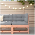 Vidaxl Corner Sofa With Cushions Solid Wood Douglas
