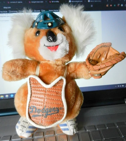 Plush Koala Catcher Dodgers Blue Mask no tag Cover