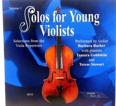 CD Solos For Young Violists Volume 1 2003 Preludio Music Barbara Barber - Image 1 of 3