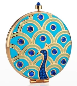 Estee Lauder Monica Rich Kosann POSH PEACOOK Perfecting Set Powder 2022 Nuovo con scatola - Foto 1 di 1