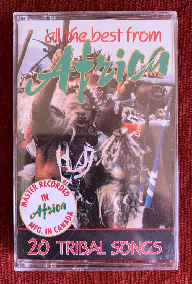 ALL THE BEST FROM AFRICA CASSETTE TAPE 20 TRIBAL SONGS  - Image 1 of 1