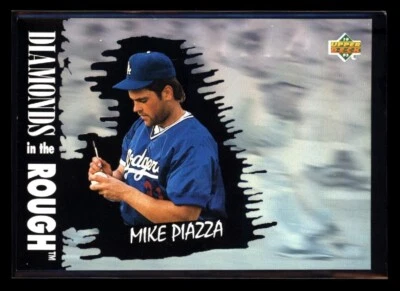 MIKE PIAZZA 1993 Upper Deck Diamond Gallery Hologram #34 C1 - Image 1 of 2
