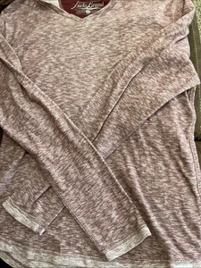 Lucky Brand Men’s Purple And White Marbled V Neck Sweater SZ Lg - Picture 1 of 8