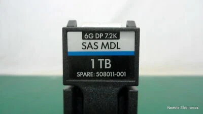 HP 508011-001 1TB 7,200 RPM 6 Gbps 3.5 in. SAS HDD 507613-001 MB1000FAMYU - Image 1 of 4