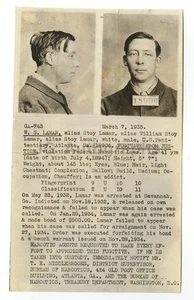 Wanted Notice - W.S. Lamar/Fugitive from Justice - Atlanta, Georgia, 1935 - Picture 1 of 1