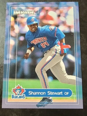 2000 Fleer Impact Baseball #195 Shannon Stewart  - Image 1 of 2