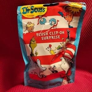 DR. SEUSS Plush Clip-On Surprise SERIES 1 mystery blind bag AURORA collectible - Picture 1 of 10