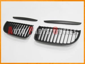 05-08 BMW E90 E91 320i 323i 328i 335i 4Dr/5Dr Original Matte Black Front Grille - Picture 1 of 4