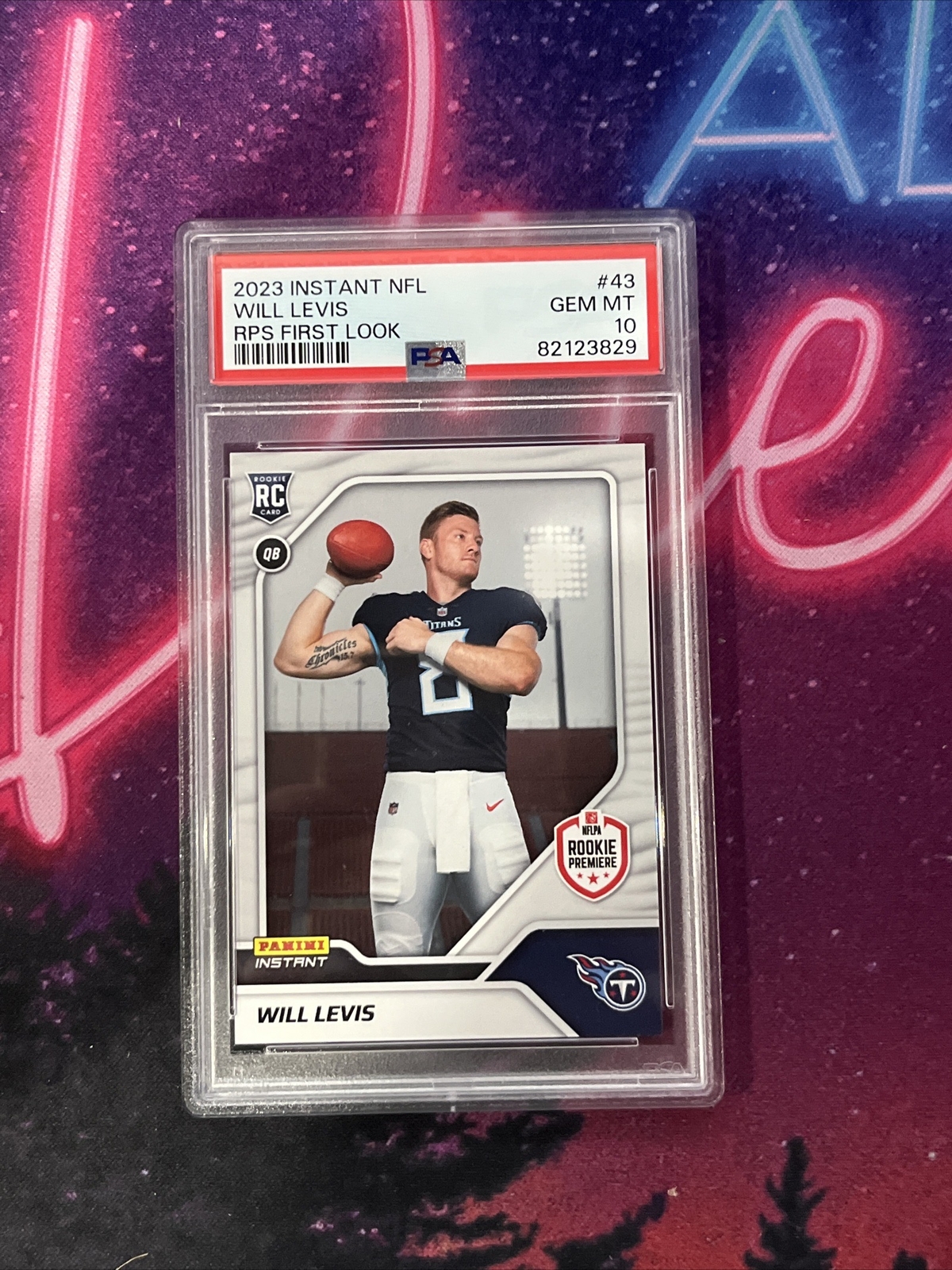 Will Levis 2023 Panini Instant 43 RPS First Look (Print Run 1,061