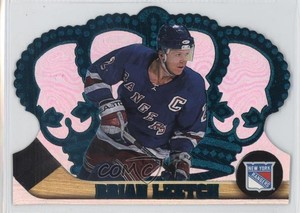 1997-98 Pacific Crown Royale Emerald Green Brian Leetch #86 HOF