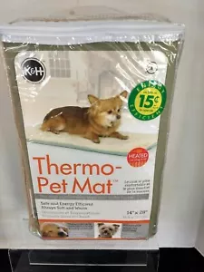 K&H Pet Products Thermo-Pet Mat Sage 14" x 28" x 0.5" KH4083 - Picture 1 of 3