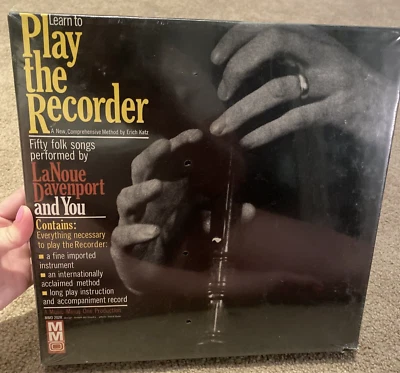 Vintage Yamaha Soprano Recorder & Instructions NEW SEALED - E. Katz Method - MMO - Image 1 of 4