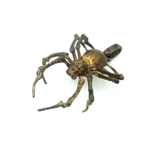 Llavero con cuentas de latón araña cuchillo exterior cuerda colgante - Imagen 1 de 6