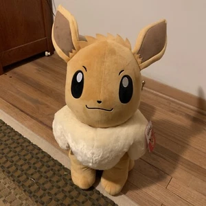Pokemon Eevee Genuine Nintendo Licensed Jumbo Limited Edition 24" Plush Pokémon - Picture 1 of 5