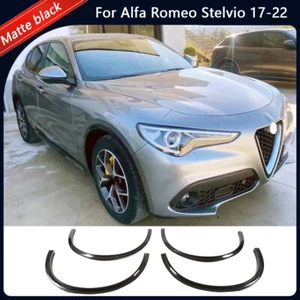 Fits Alfa Romeo Stelvio 17-22 Side Wheel Arch Fender Flares Molding Trim Covers - Bild 1 von 10