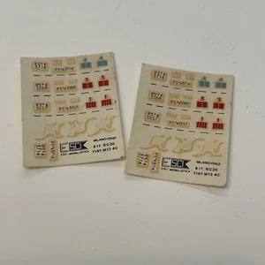 ESCI Italian 75 mm. Fiat-Ansaldo 75/18 Tank (#8031) Decals Only - Picture 1 of 4