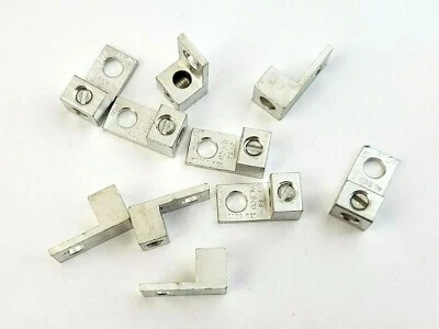 Lot of 10 Morris 90712 Dual Rated Aluminum Mechanical One Hole Lugs #4-#14 AWG