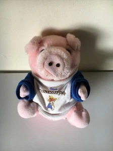 vintage 1985 odom’s tennessee pride pig plush toy 19cm - Picture 1 of 6