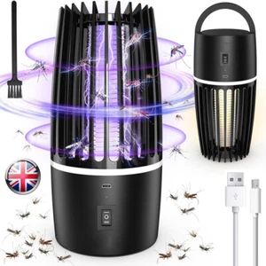 Mosquito Killer Lamp Electric Fly Killer Fly Zapper Flies Trap 2in1 Fly Catcher - Picture 1 of 19