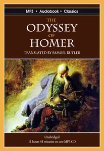 The Odyssey of Homer - Unabridged MP3 CD Audiobook in DVD case - Imagen 1 de 4