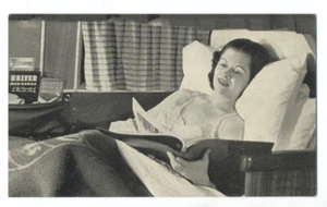 UNITED AIRLINES Sleeper Type MAINLINER ca1937 Airline Issue Postcard - Rare - Picture 1 of 2