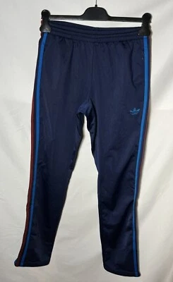 Adidas Firebird Hose Track Keuchen Blau 3 Band GRÖSSE S Mann Männer Hose - Bild 1 von 4