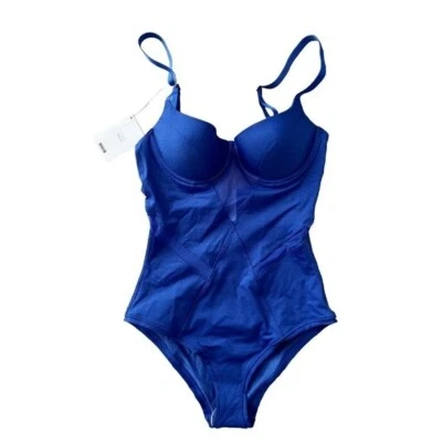 Wolford 89365 Juventas Forming Beach Bodysuit Blue ( S ) - Imagem 1 de 3