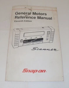 Snap-On Diagnostics Scanner Reference Manual for General Motors 11th Edition - Bild 1 von 1