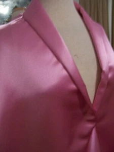 HEAVY RICH MICROFIBER GLOWING DUCHESSE SATIN GORGEOUS AZALEA PINK 4.5yds - Picture 1 of 5