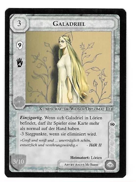 CCG 329 Mittelerde/Middle Earth ICE Galadriel - Bild 1 von 1