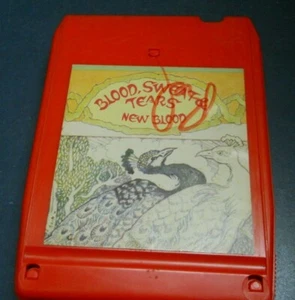 BLOOD, SWEAT, & TEARS NEW BLOOD 8-TRACK TAPE CARTRIDGE TESTED - Imagen 1 de 4