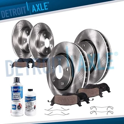 Front Rear Disc Brake Rotors and Ceramic Brake Pads for Volvo C30 C70 S40 V50 - Image 1 of 4