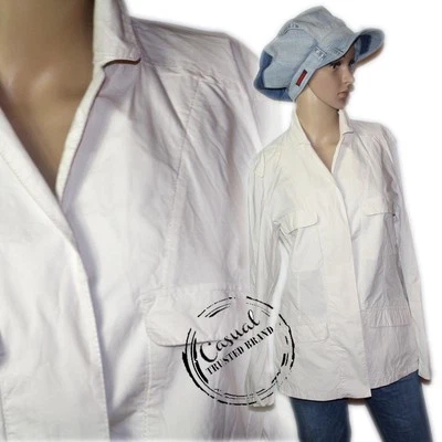 NICE CONNECTION Sommer Blazer Sommerjacke Vintage Safari Federleicht Cream Gr.42 - Bild 1 von 4