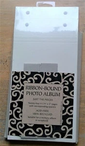 Bücher von Hand bandgebundenes Fotoalbum-Kit säurefrei recycelt 24 5"" x 91⁄4"" Seiten - Bild 1 von 8