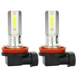 2pcs H11 H9 COB LED Headlight Bulbs Kit High Beam 4000LM 6000K SUPER White - Picture 1 of 4