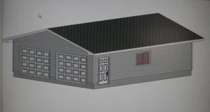 PERMIT READY 24' X 30' GARAGE PLAN DRAWN TO SCALE BLUEPRINTS AND MATERIALS LIST - Picture 1 of 6