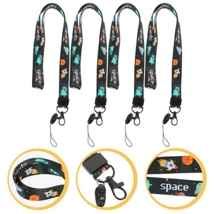 4 Pcs Cordes à Suspendre Enfant Cordon Dessin Animé pour Enfants Téléphone Portable - Photo 1/12