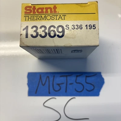 Termostato líquido de arrefecimento do motor Stant 13369 tipo original compatível com modelos Ford Chevy Dodge Jeep - Imagem 1 de 4